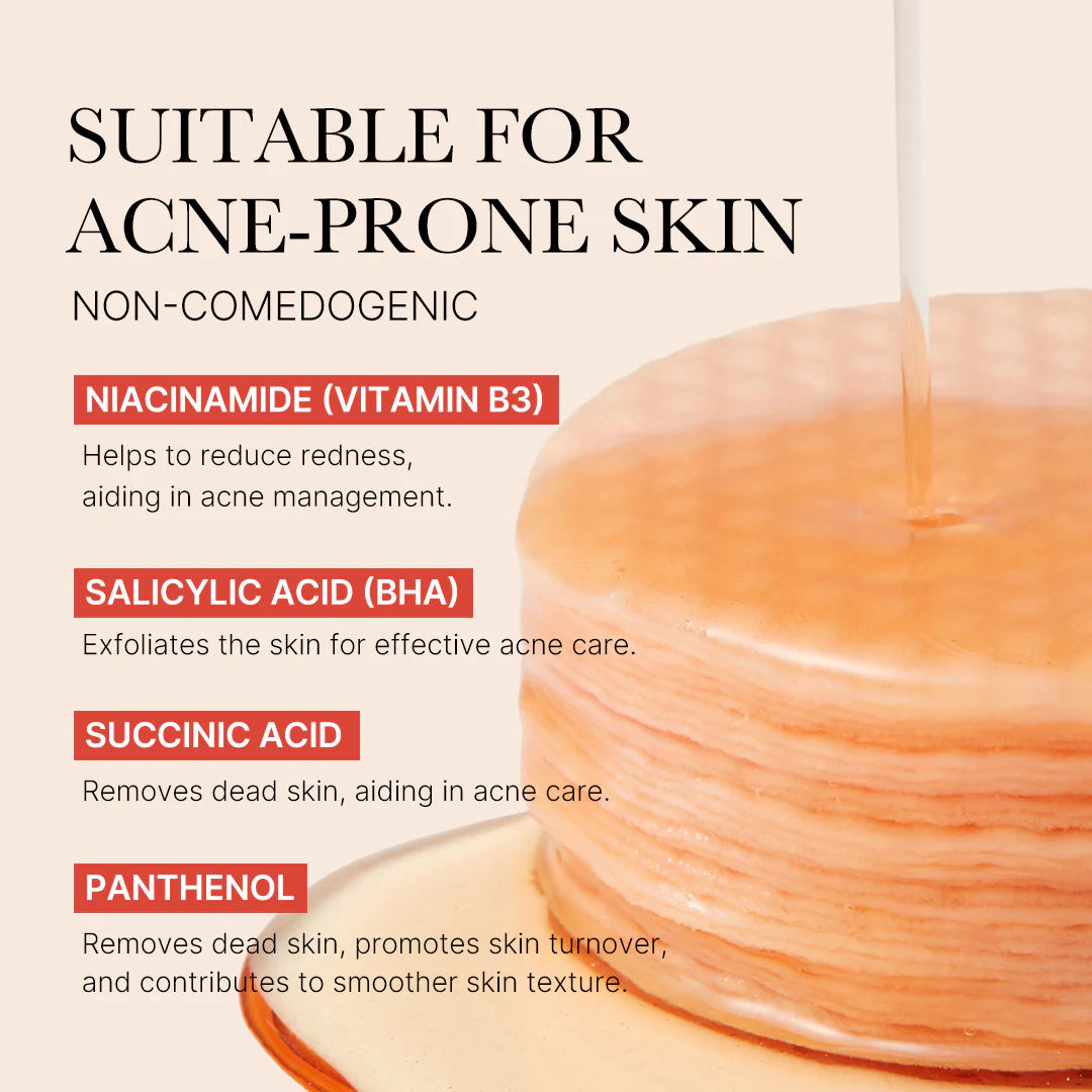 Red Succinic Acid Panthenol Pads